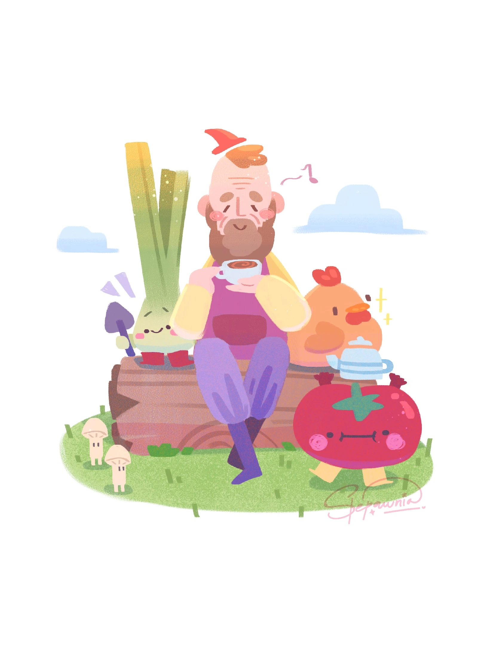A Very Veggie Tea Party